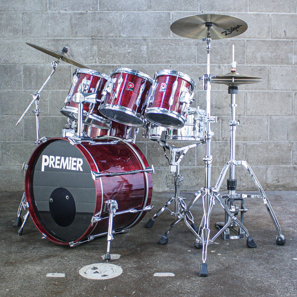 Premier 7 Piece XPK Drum Set 8, 10, 12, 14, 16, 22 w/ Steel Snare Drum