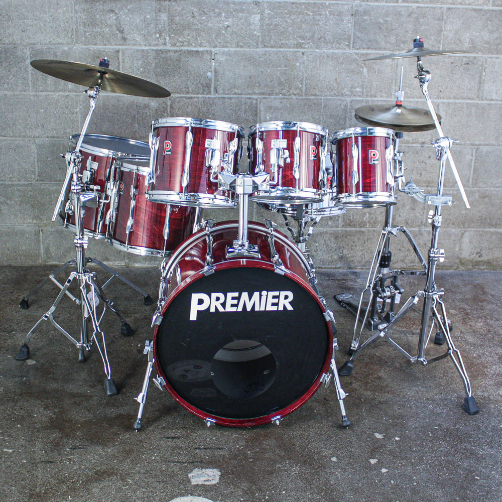 Premier 7 Piece XPK Drum Set 8, 10, 12, 14, 16, 22 w/ Steel Snare Drum