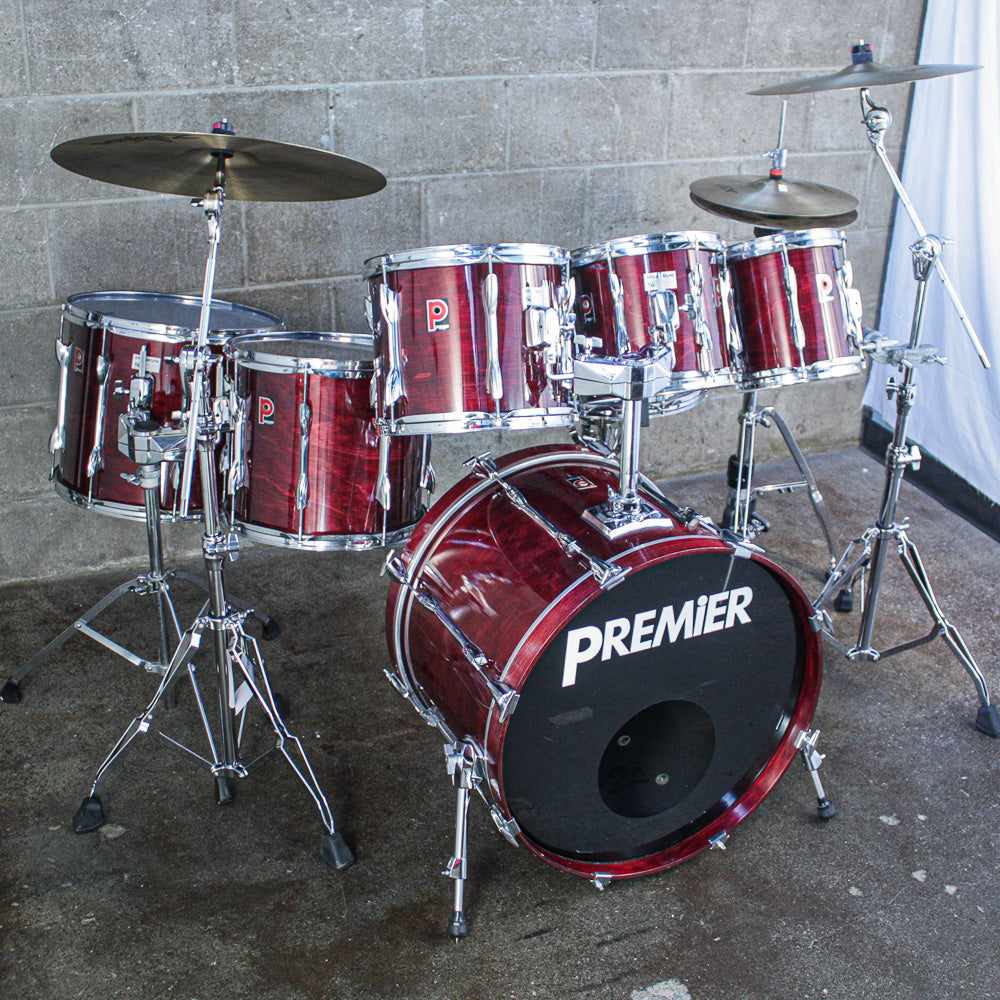 Premier 7 Piece XPK Drum Set 8, 10, 12, 14, 16, 22 w/ Steel Snare Drum