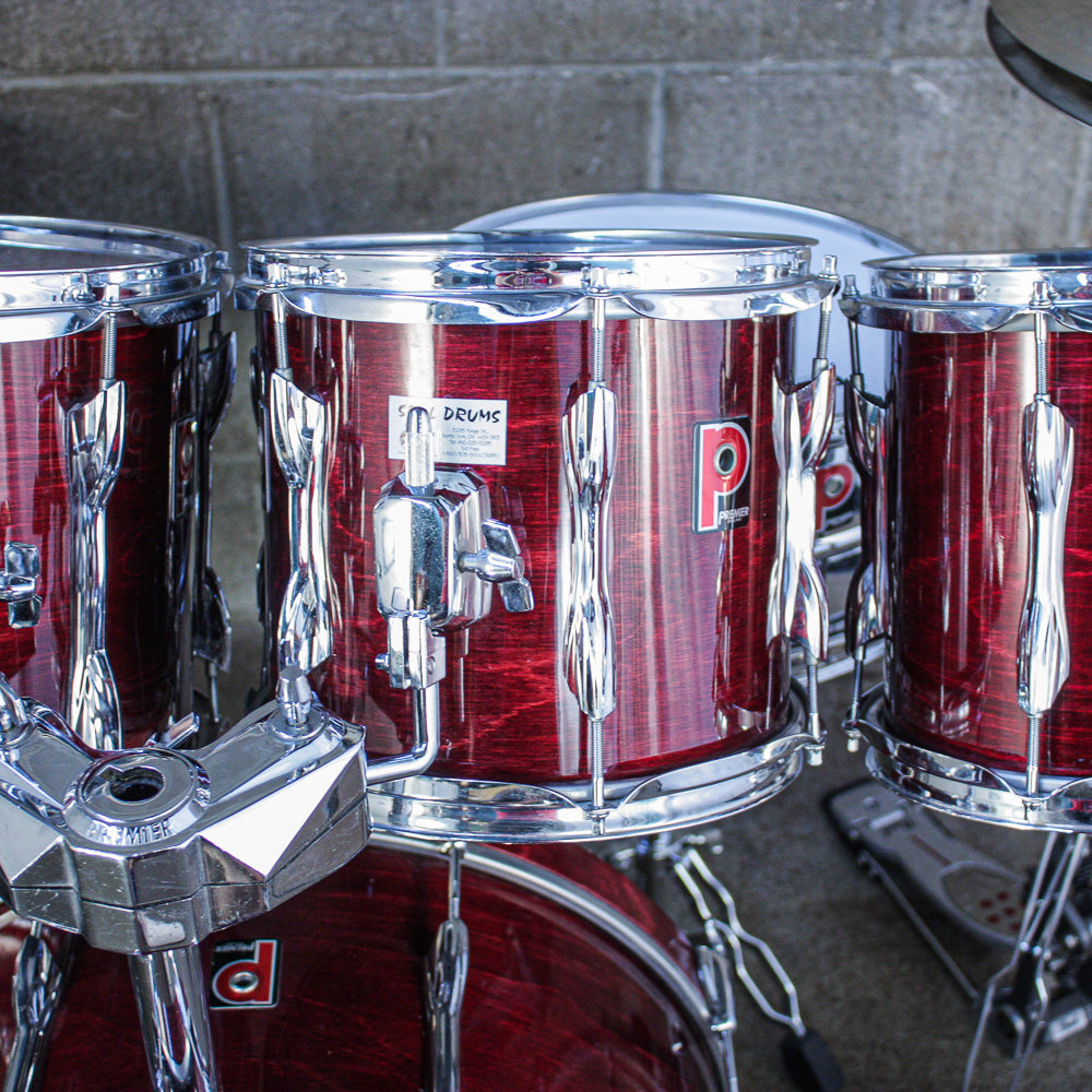 Premier 7 Piece XPK Drum Set 8, 10, 12, 14, 16, 22 w/ Steel Snare Drum