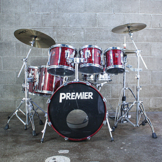 Premier 7 Piece XPK Drum Set 8, 10, 12, 14, 16, 22 w/ Steel Snare Drum