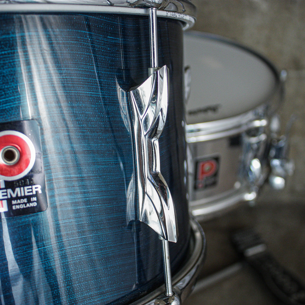 Premier Mid 70s B303 Drum kit in Aquamarine Finish (22/16/14/12) with Snare Drum