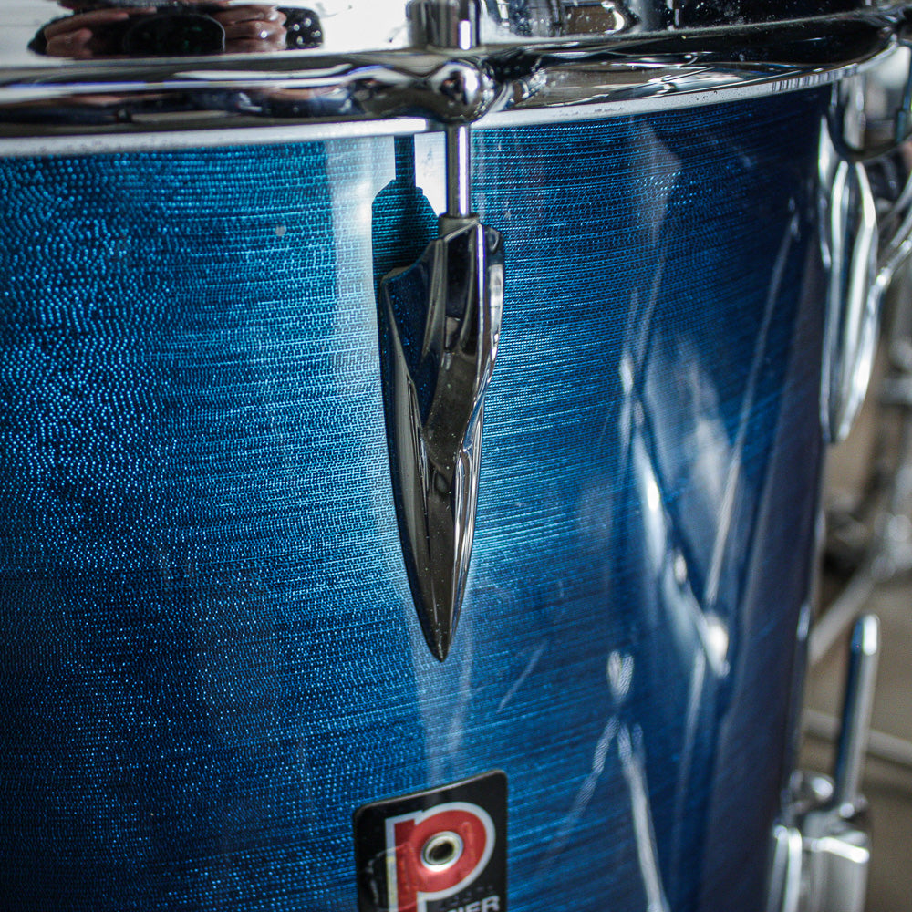Premier Mid 70s B303 Drum kit in Aquamarine Finish (22/16/14/12) with Snare Drum
