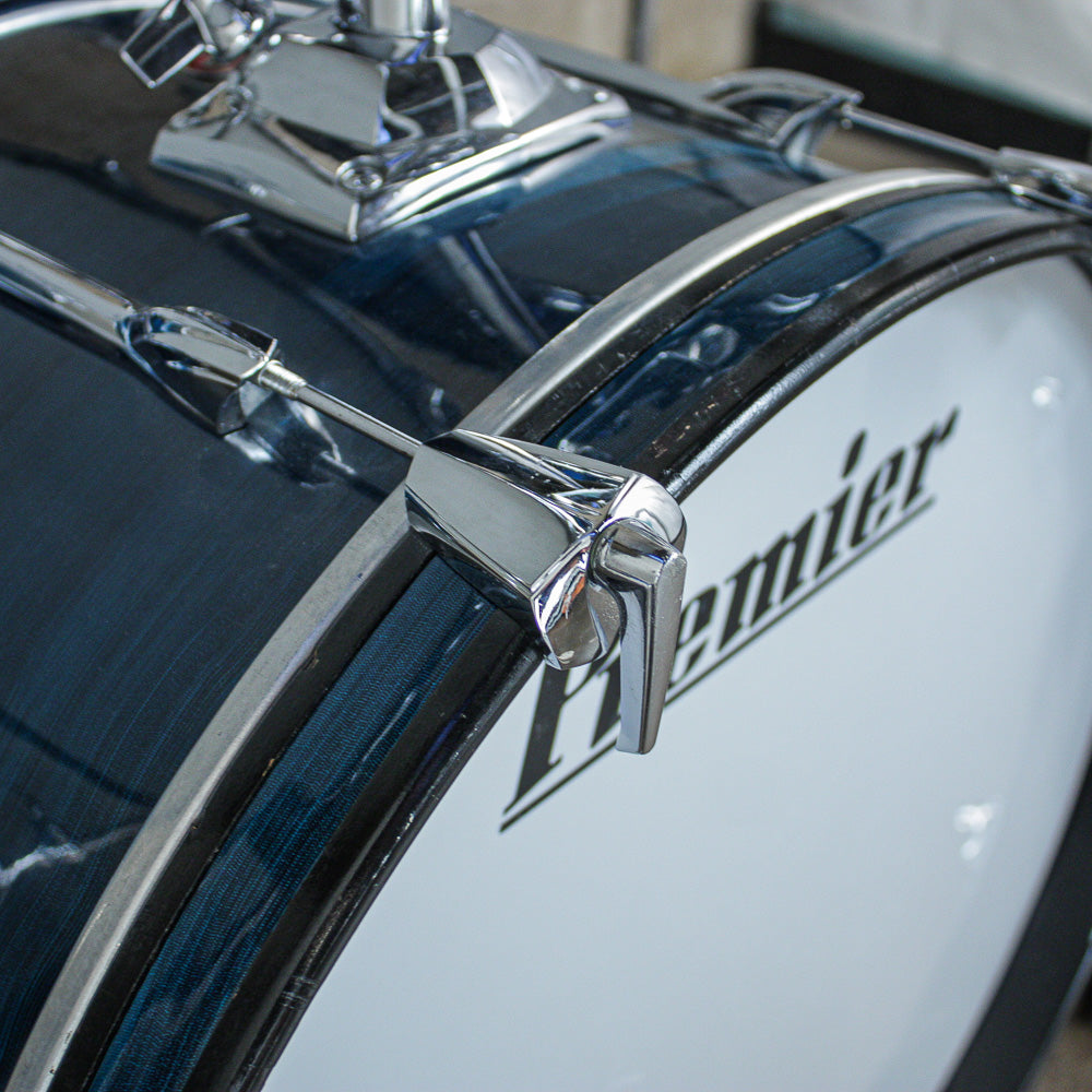 Premier Mid 70s B303 Drum kit in Aquamarine Finish (22/16/14/12) with Snare Drum