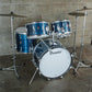 Premier Mid 70s B303 Drum kit in Aquamarine Finish (22/16/14/12) with Snare Drum