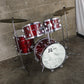 Rogers Late 60s Holiday Red Onyx Pearl 4 Piece Drum Kit