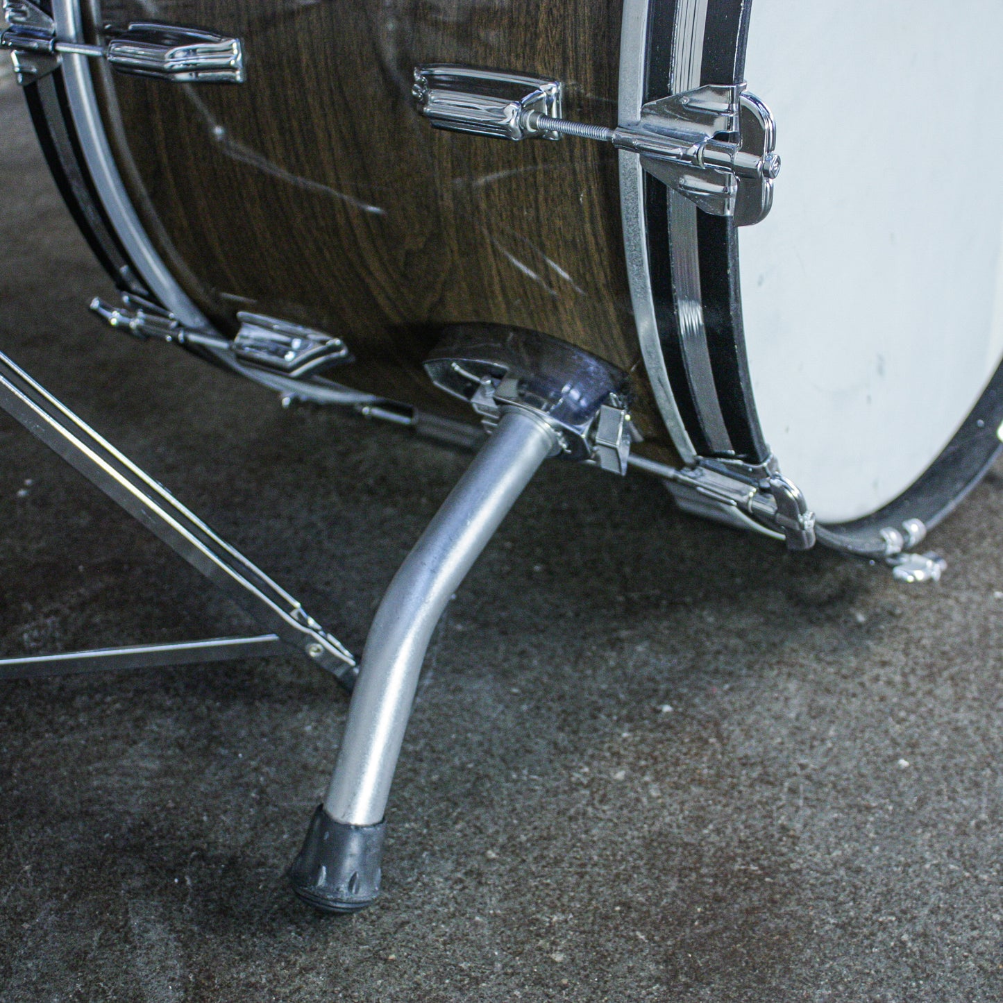 Rogers Londoner V Drum Kit – 1977 Big R Era – New Mahogany – Complete Memriloc Hardware