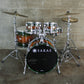 Sakae Celestial 5 Pc Drum Set in Forest Sunburst Laquer (with Snare Drum)
