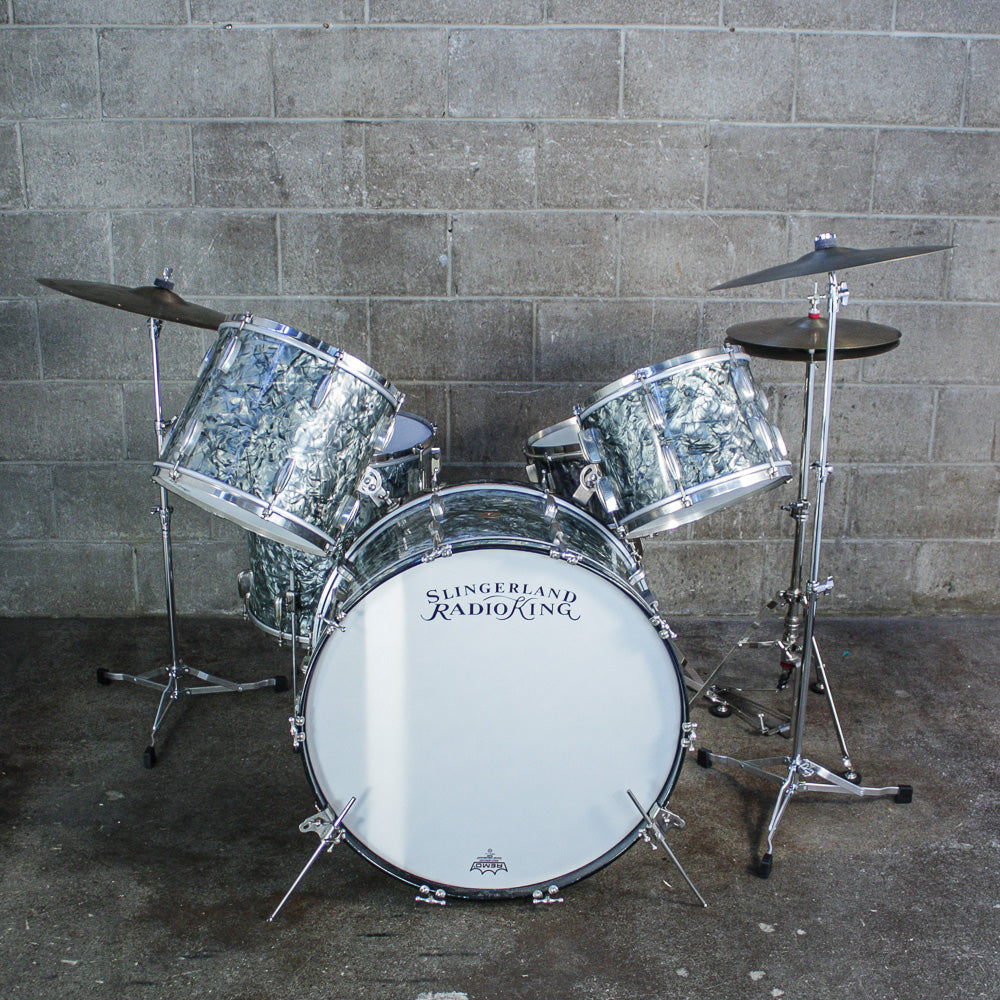 Slingerland 1948 Radio King Drum Kit in Black Diamond Pearl