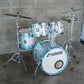 Sonor AQ2 Studio 5 Piece Drum Kit (20/14/12/10/Snr) in Aqua Silver Burst