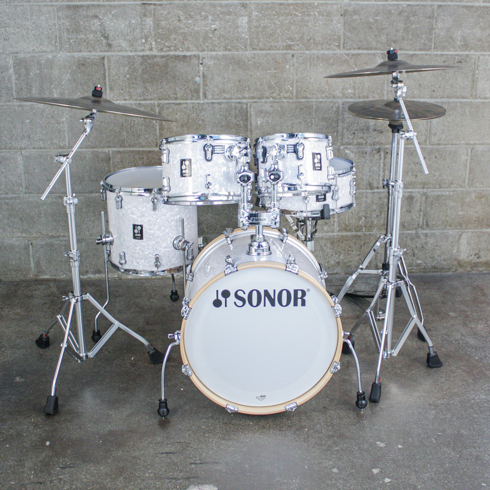 Sonor AQ2 White Marine Pearl 5 Piece Kit