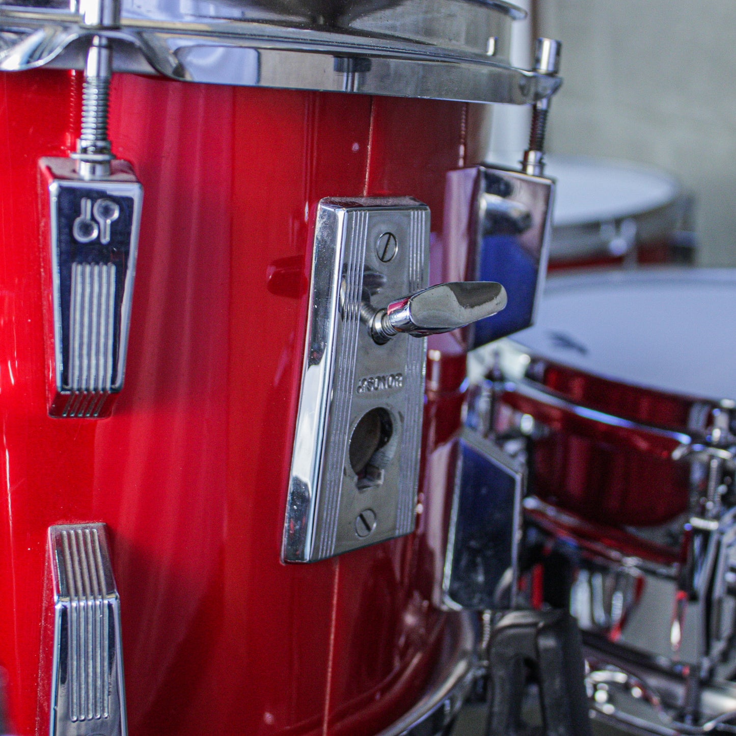 Sonor Phonic 1984 Drum Kit in Candy Apple Red (KR)