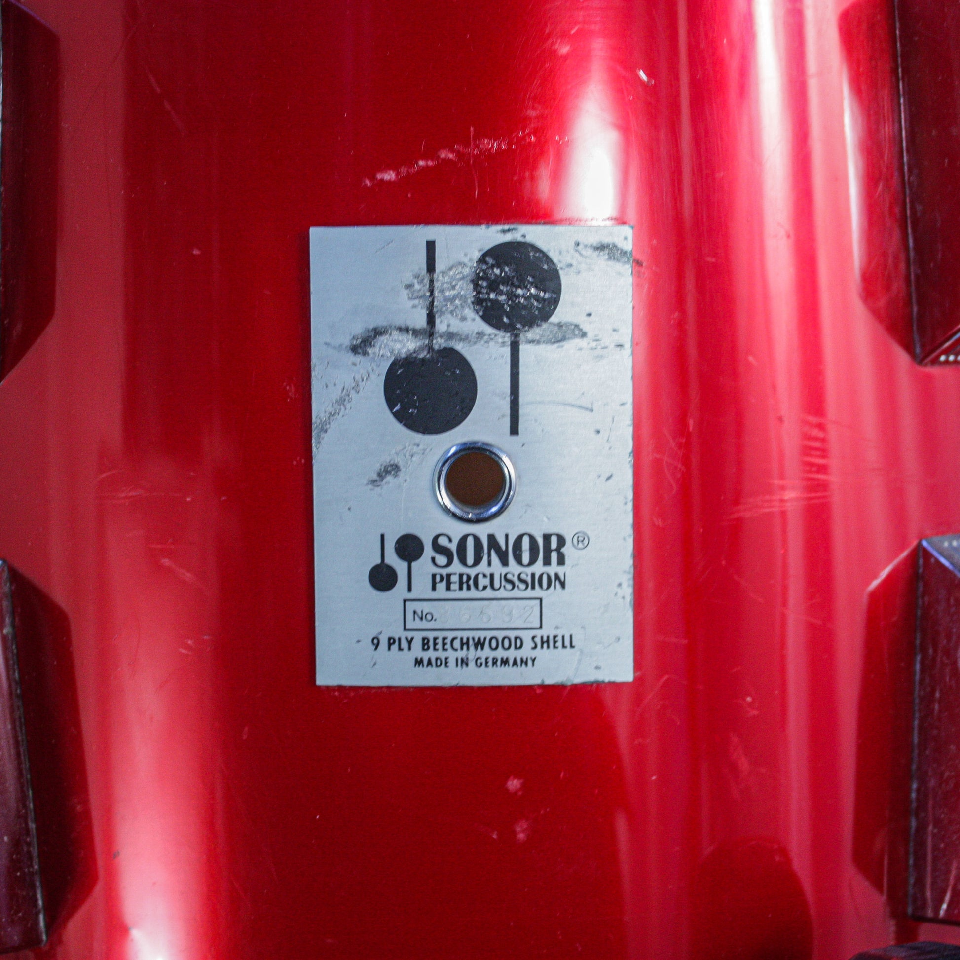 Sonor Phonic 1984 Drum Kit in Candy Apple Red (KR)