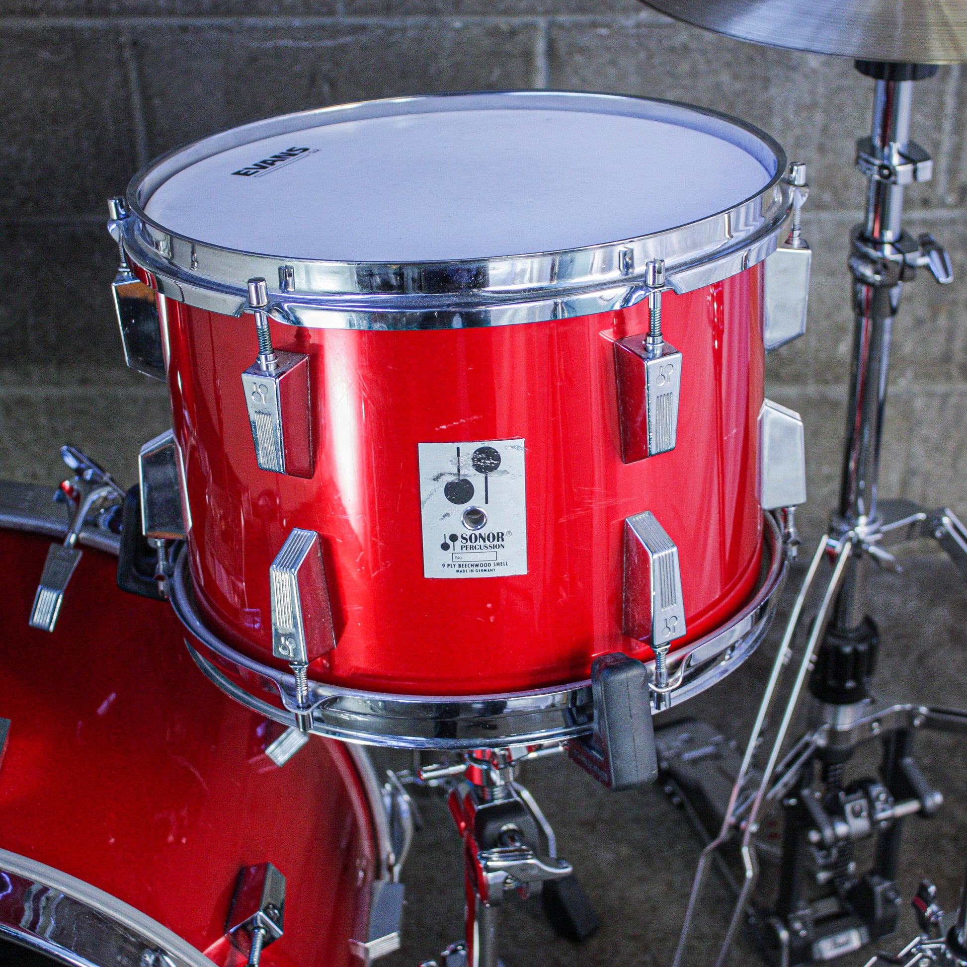 Sonor Phonic 1984 Drum Kit in Candy Apple Red (KR)