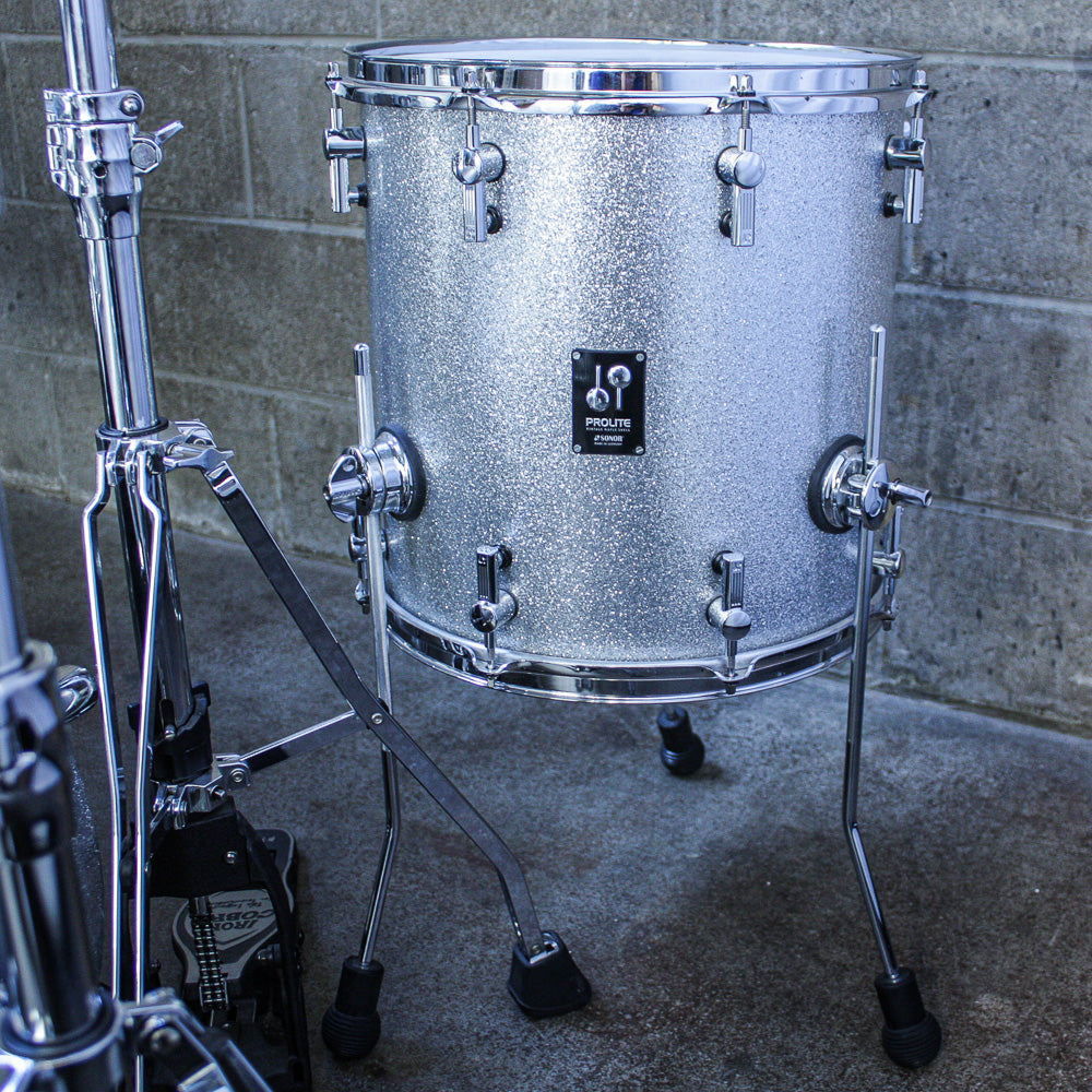 Sonor Prolite Silver Sparkle 6 Piece Drum Kit (22/20/16/14/12/10)