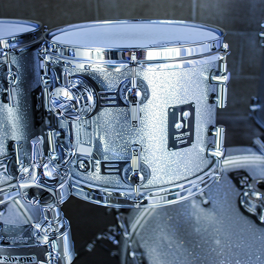 Sonor Prolite Silver Sparkle 6 Piece Drum Kit (22/20/16/14/12/10)