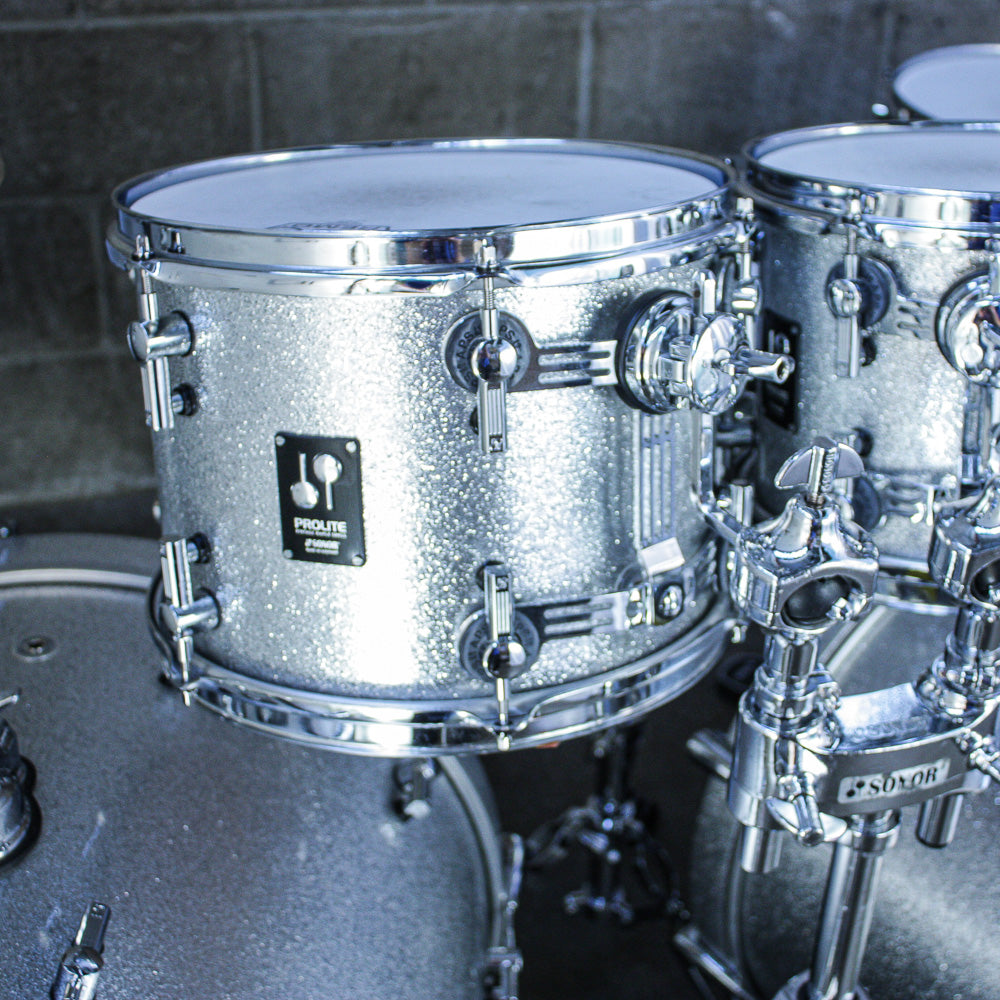 Sonor Prolite Silver Sparkle 6 Piece Drum Kit (22/20/16/14/12/10)