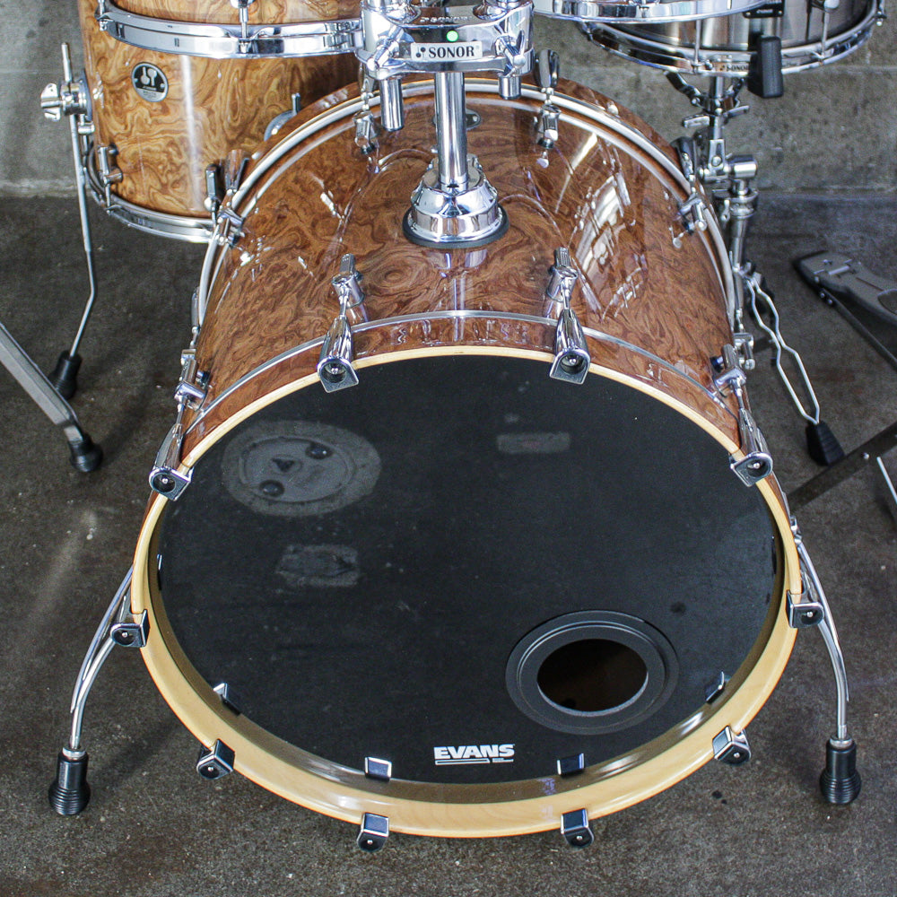 Sonor Walnut Roots Delite 4 Piece Drum Kit