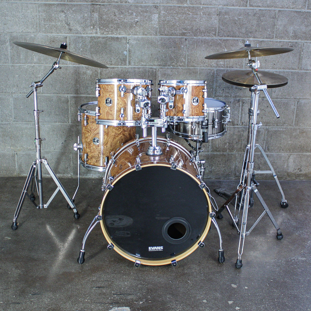 Sonor Walnut Roots Delite 4 Piece Drum Kit