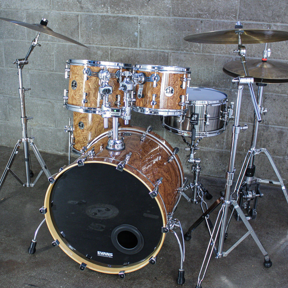 Sonor Walnut Roots Delite 4 Piece Drum Kit