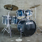 Tama Late 90s/Early 00s Rockstar Custom in Custom Blue (22/16/14/12/10/SNR) with Hardware
