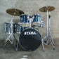 Tama Late 90s/Early 00s Rockstar Custom in Custom Blue (22/16/14/12/10/SNR) with Hardware