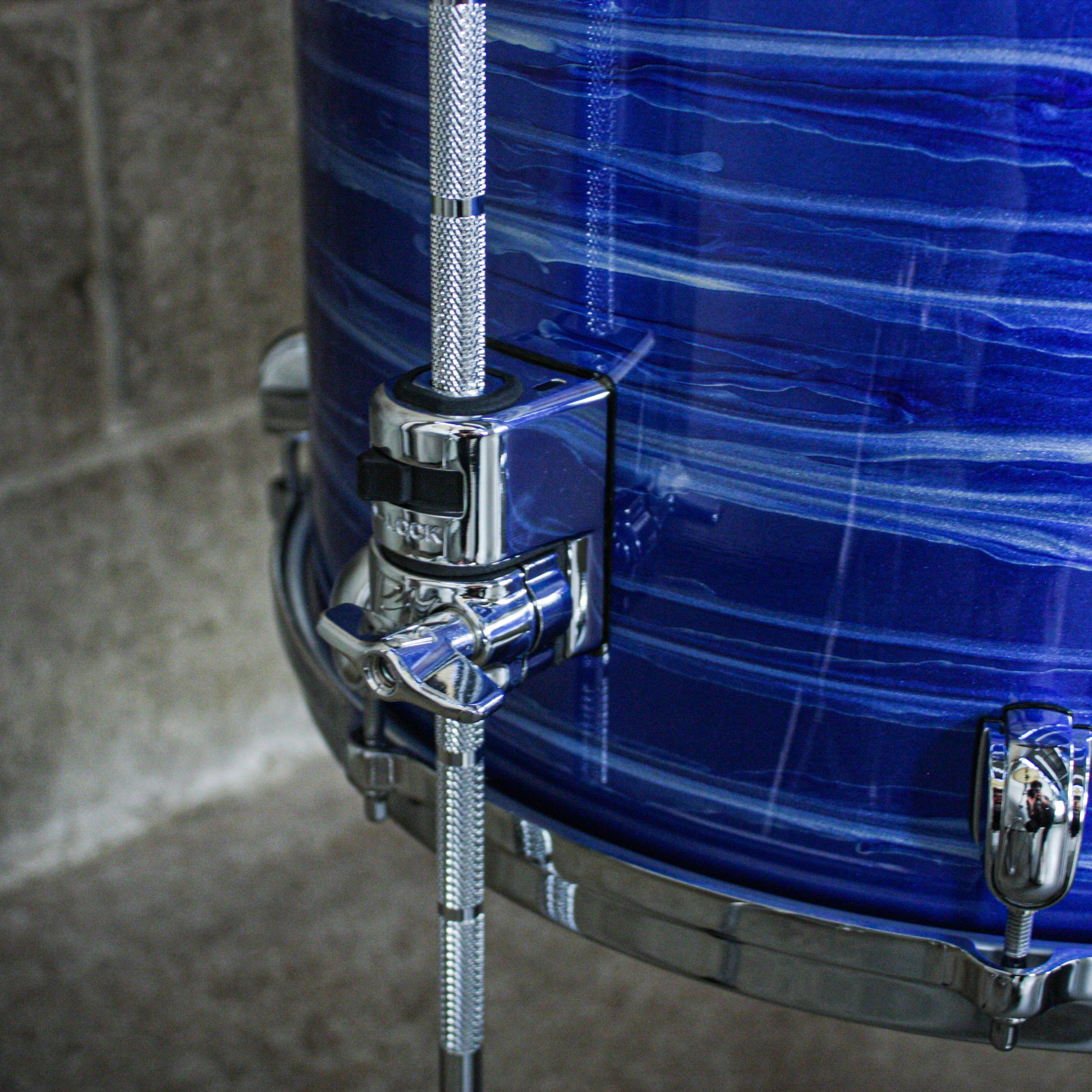 Tama Starclassic Walnut/Birch 4-Piece Shell Pack (22,10,12,16) - Laquer Ocean Blue Ripple