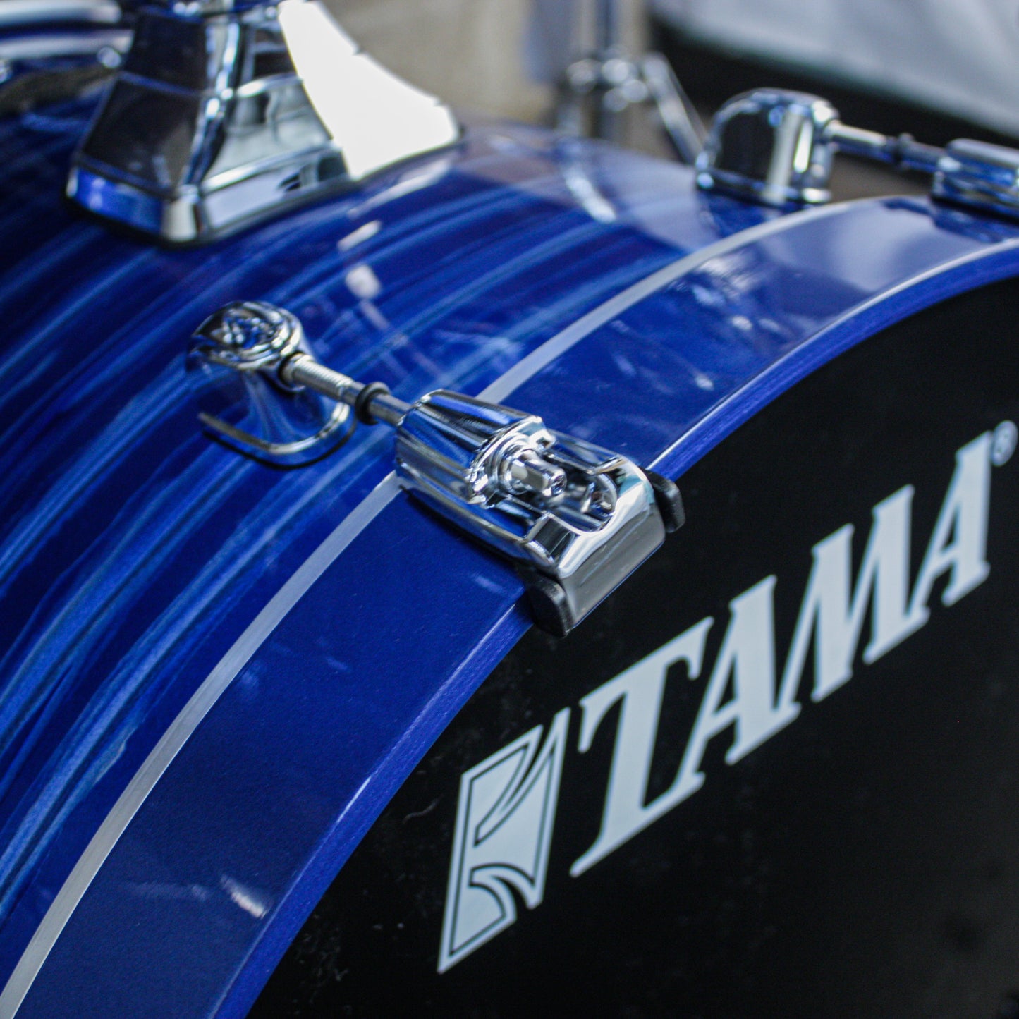 Tama Starclassic Walnut/Birch 4-Piece Shell Pack (22,10,12,16) - Laquer Ocean Blue Ripple