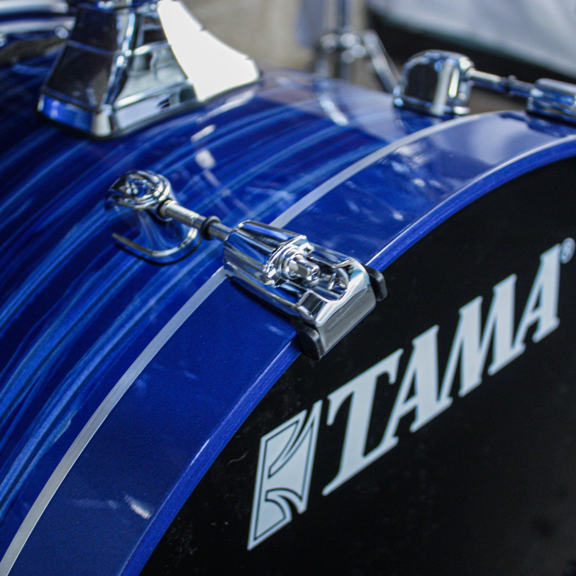Tama Starclassic Walnut/Birch 4-Piece Shell Pack (22,10,12,16) - Laquer Ocean Blue Ripple