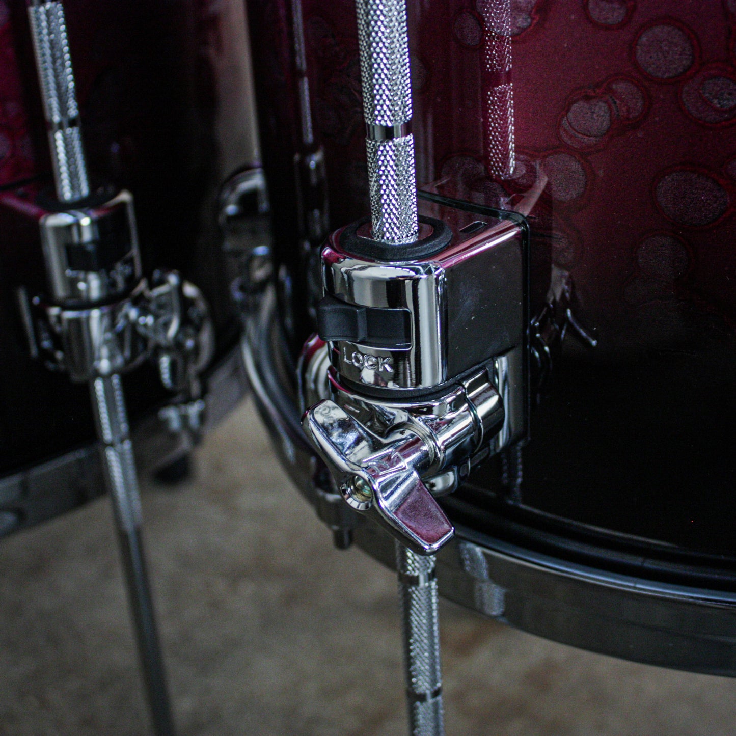 Tama Starclassic Walnut/Birch 5-Piece Shell Pack (22,10,12,14,16) - Molten Dark Raspberry Fade