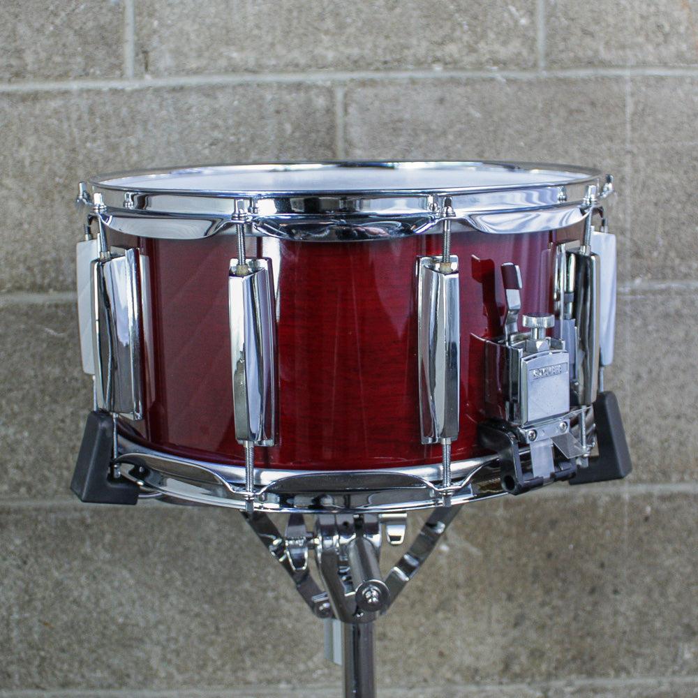 Yamaha 1986 Recording Custom 14" x 7" Cherry Wood Snare Drum