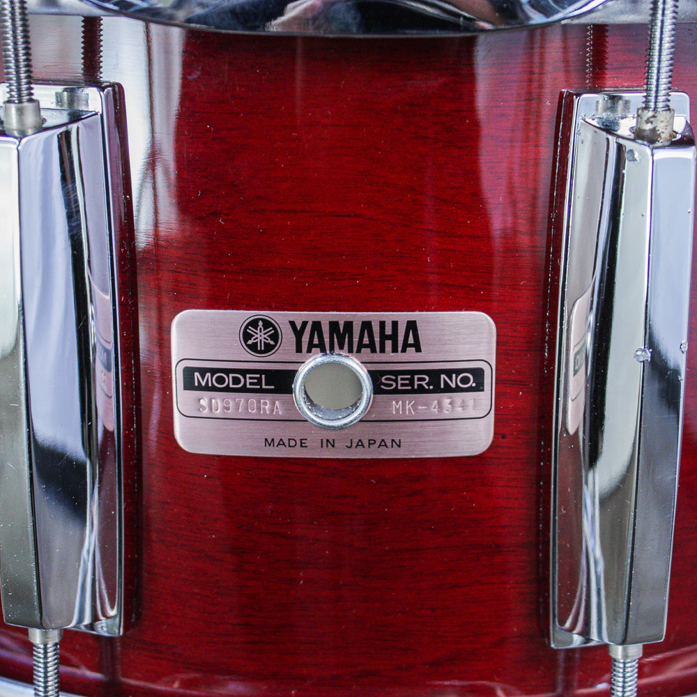 Yamaha 1986 Recording Custom 14" x 7" Cherry Wood Snare Drum