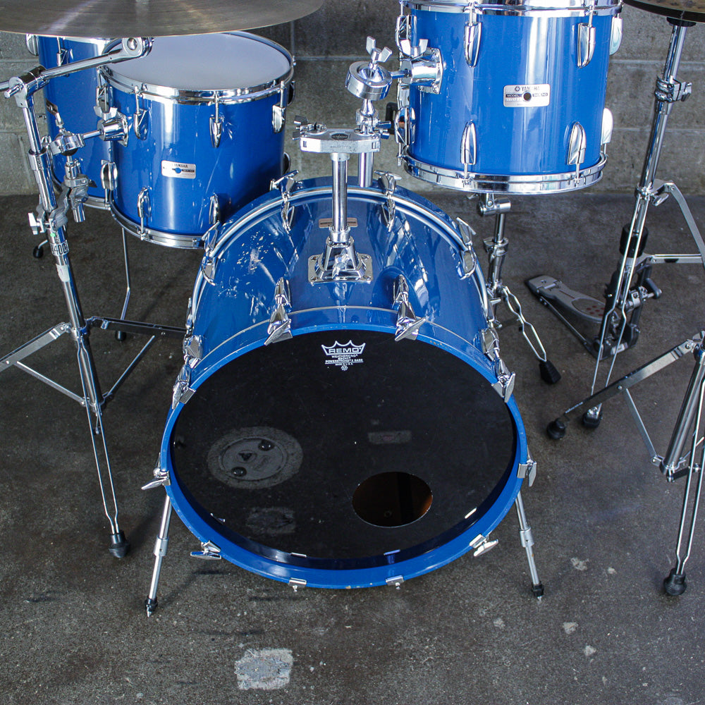 Yamaha 1987 Cobalt Blue Tour Custom 4 Piece Drum Kit