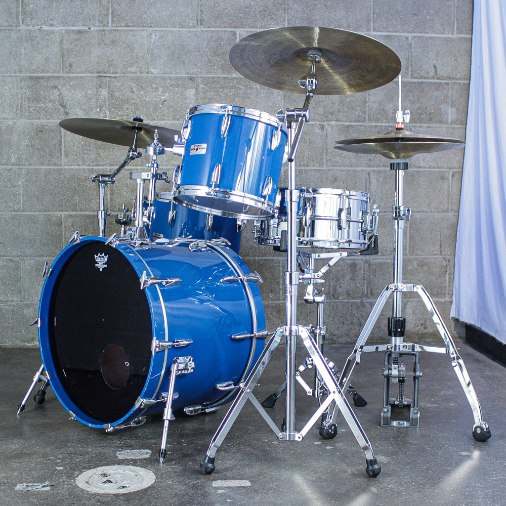 Yamaha 1987 Cobalt Blue Tour Custom 4 Piece Drum Kit