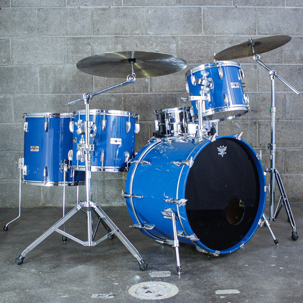 Yamaha 1987 Cobalt Blue Tour Custom 4 Piece Drum Kit