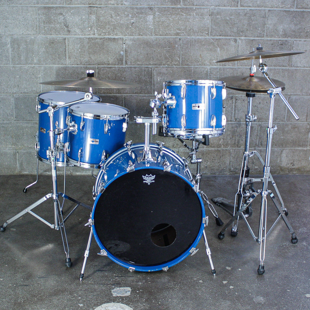 Yamaha 1987 Cobalt Blue Tour Custom 4 Piece Drum Kit