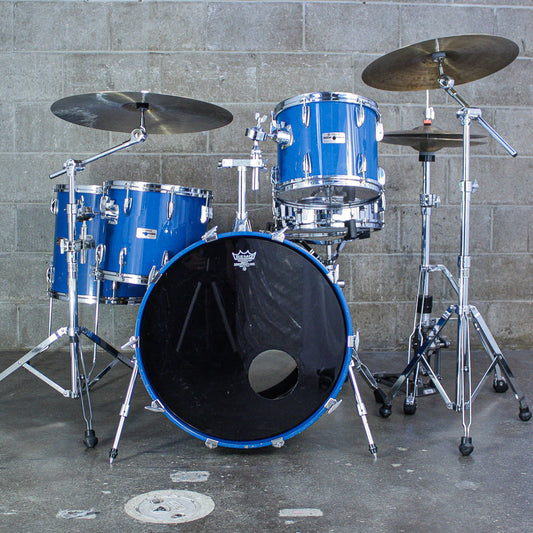 Yamaha 1987 Cobalt Blue Tour Custom 4 Piece Drum Kit