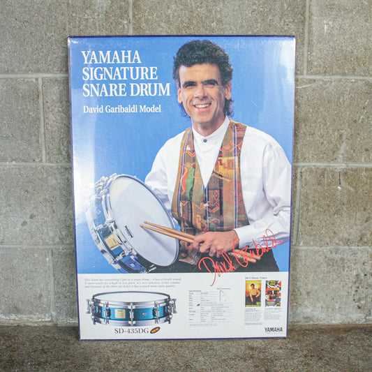 Yamaha 1990 Signature David Garibaldi Snare Series Poster