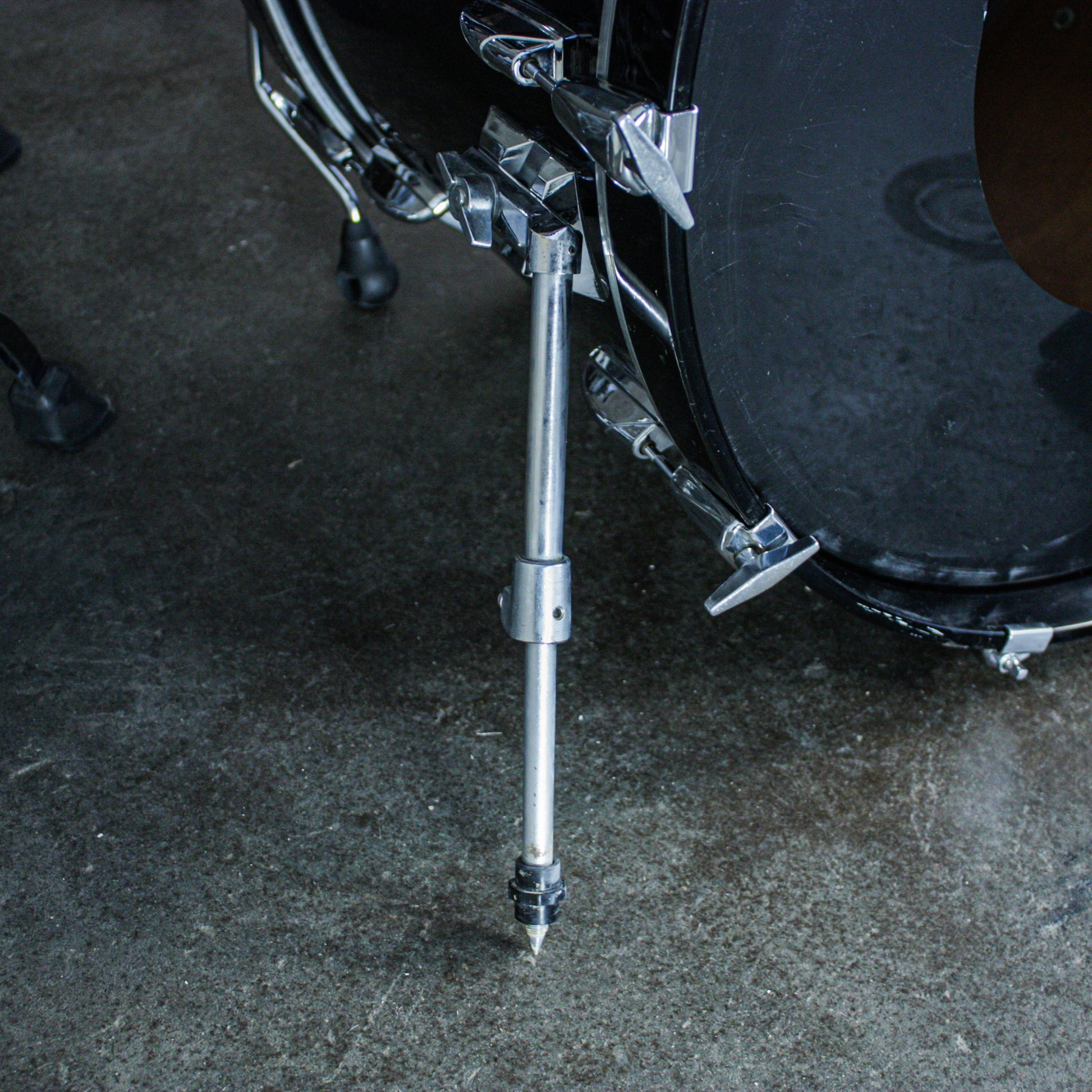 Yamaha Tour Custom Double Bass Drum Set (1985–1988) – Made in Japan – Solid Black