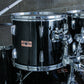 Yamaha Tour Custom Double Bass Drum Set (1985–1988) – Made in Japan – Solid Black