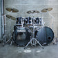 Yamaha Tour Custom Double Bass Drum Set (1985–1988) – Made in Japan – Solid Black