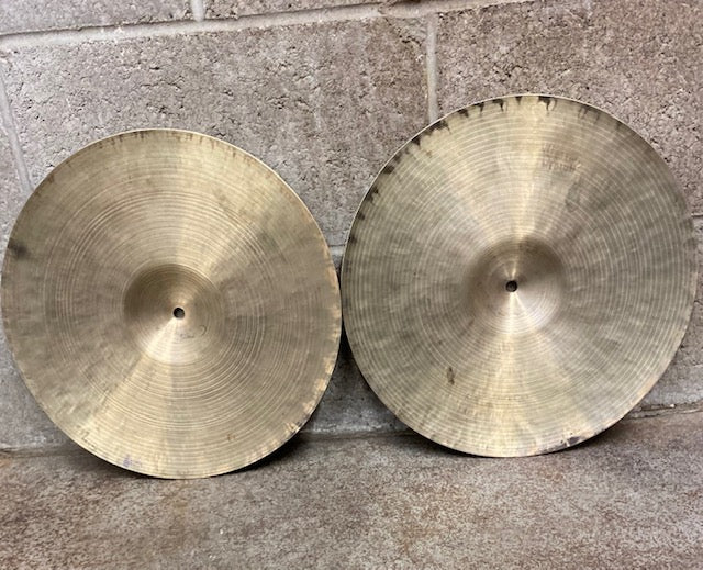 Zildjian 14" K Istanbul Hihats Turkish Intermediate Stamp 1959-66