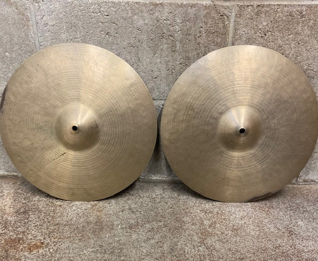 Zildjian 14" K Istanbul Hihats Turkish Intermediate Stamp 1959-66