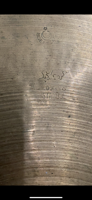 Zildjian 20" K Istanbul 1959-66 Intermediate Stamp Sizzle Ride