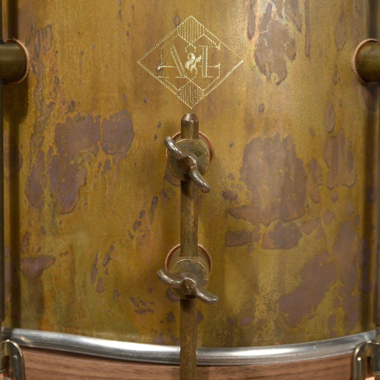 A & F Royal Elite Brass Drum Set
