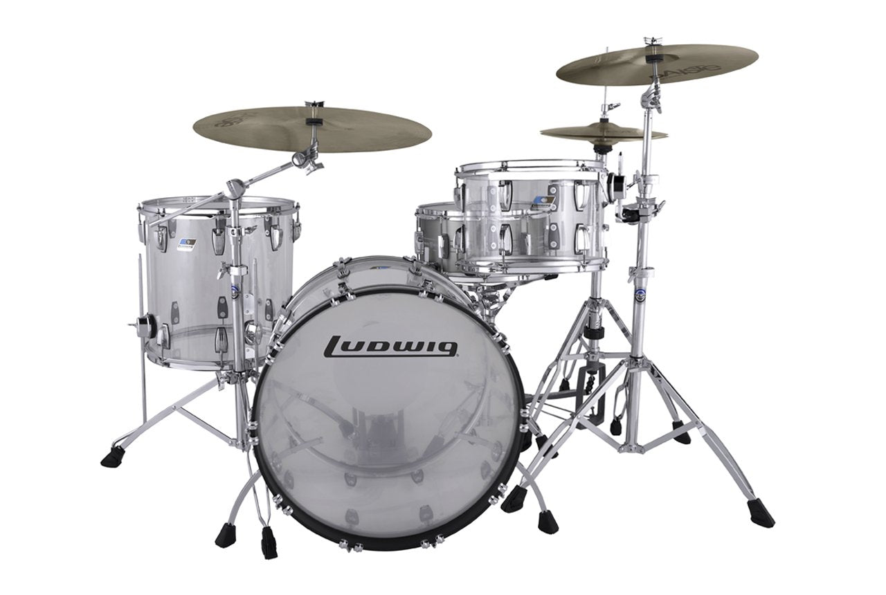 Ludwig Vistalite Drum Set