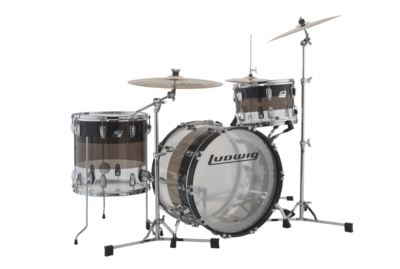 Ludwig Vistalite Drum Set