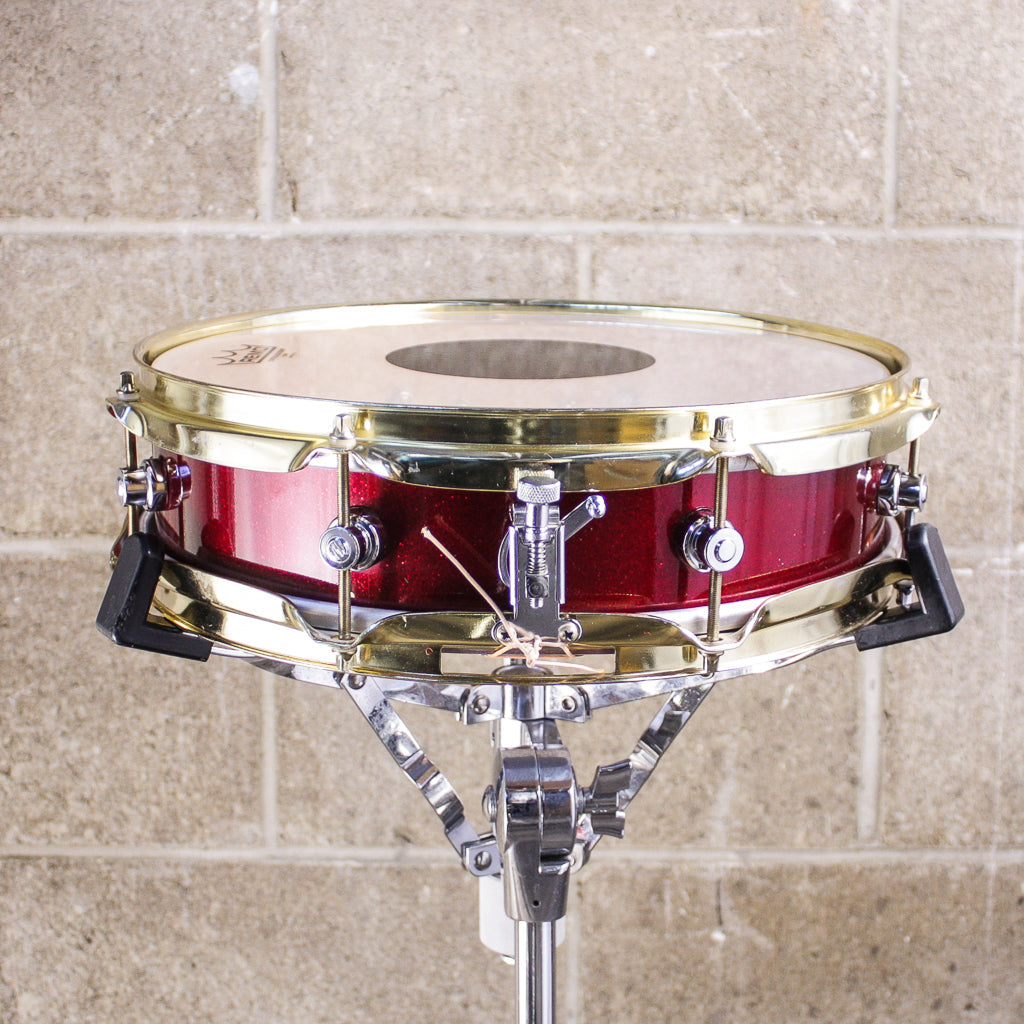 Neil Peart's DW 3" x 13" Red Sparkle Lacquer Snare Drum