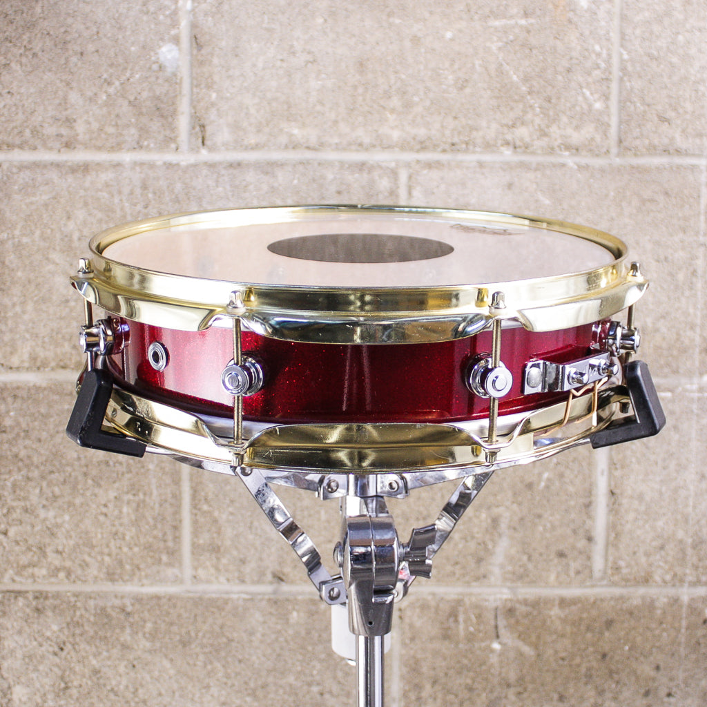 Neil Peart's DW 3" x 13" Red Sparkle Lacquer Snare Drum